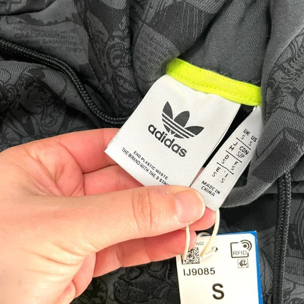 NWT Adidas Into the Metaverse Hero Comics Hoodie Grey Size S IJ9085